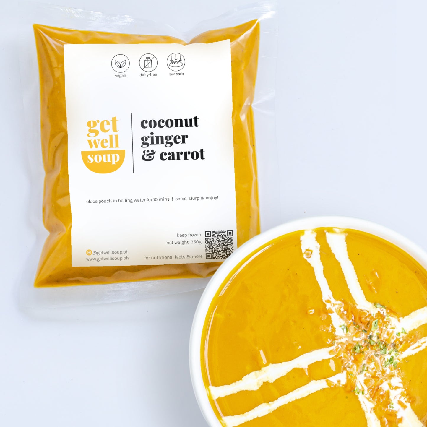 coconut, ginger & carrot soup | carrot soup | soup delivery ph | soup in manila | Get Well Soup | Get Well Soup PH | soup craving | soothing soups | stews | chicken soup | soup recipe | soup delivery | soup manila | best soup | best soup manila | soup ph | chicken soup | best sandwich in manila | healthy sandwich | healthy snacks manila