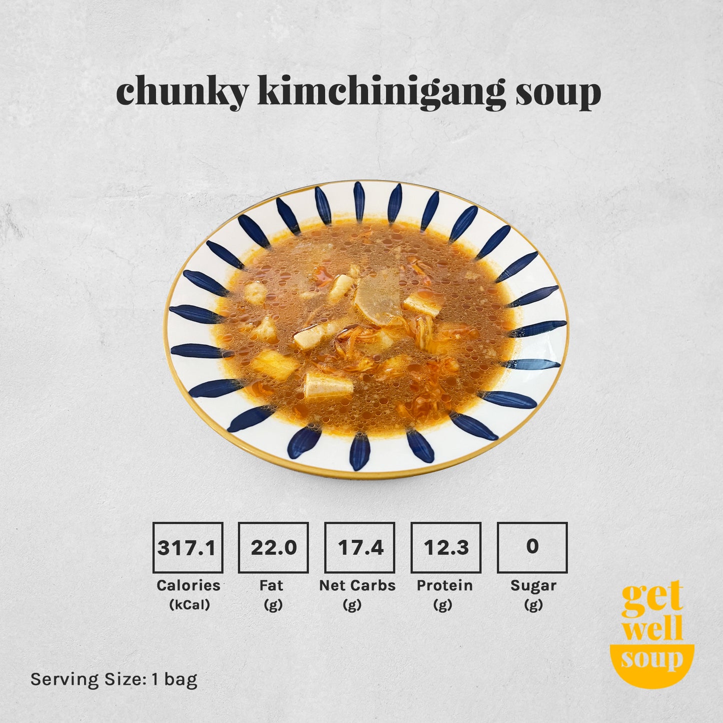 chunky kimchinigang soup