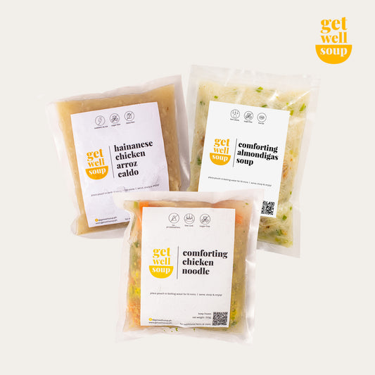 pinoy favorite soup bundle | almondigas soup | chicken noodle soup | chicken arroz caldo | soup delivery ph | soup in manila | get well soup