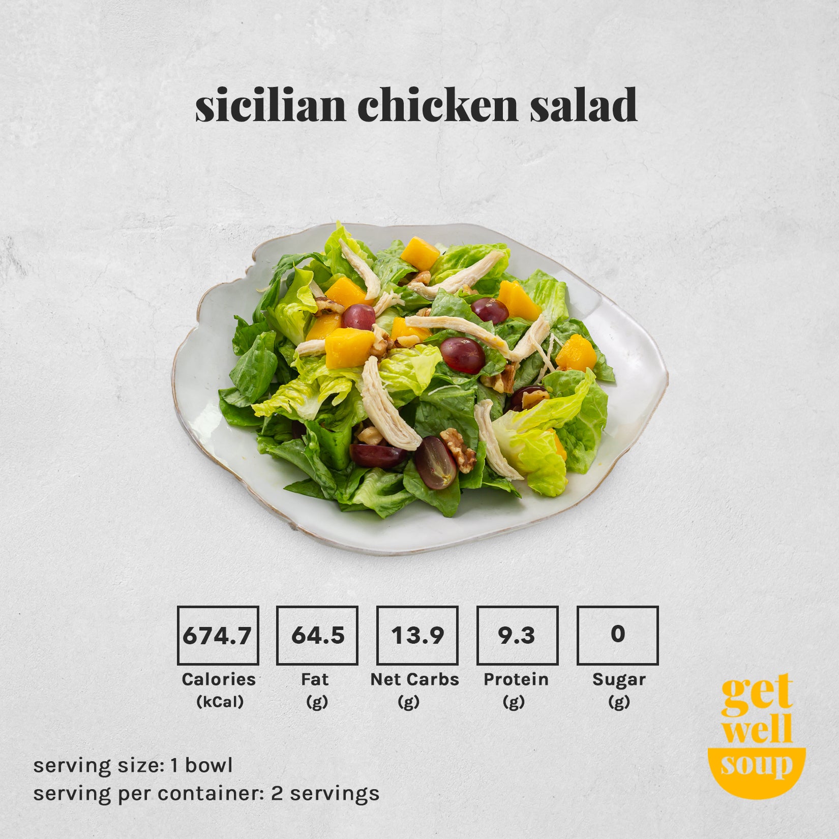 sicilian chicken salad | sicilian salad | chicken salad | salad in manila | salad delivery ph | salad near me | get well soup