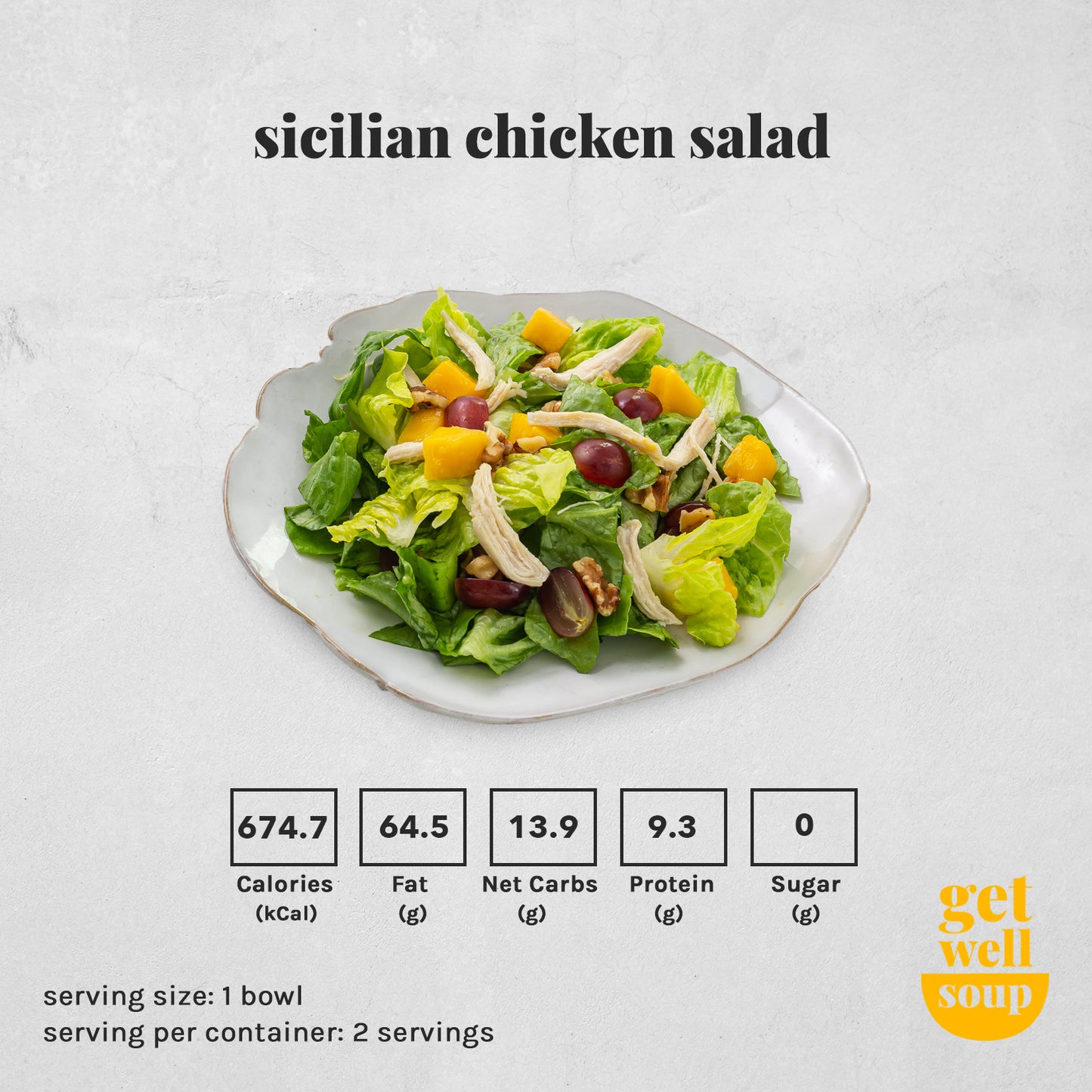 sicilian chicken salad | sicilian salad | chicken salad | salad in manila | salad delivery ph | salad near me | get well soup
