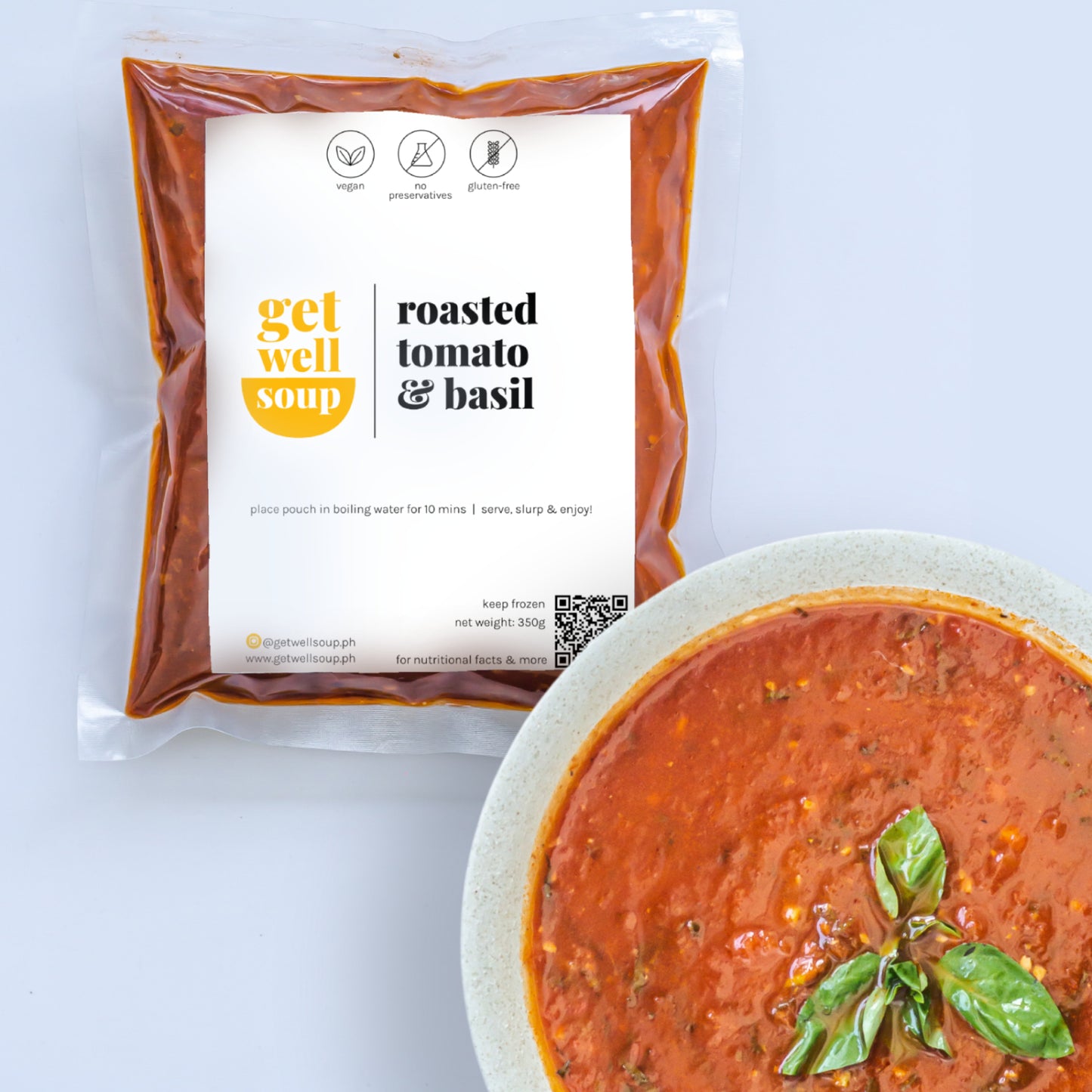 tomato and basil soup | tomato soup | basil soup | vegan soup | gluten free soup | soup ph | soup in manila | get well soup 