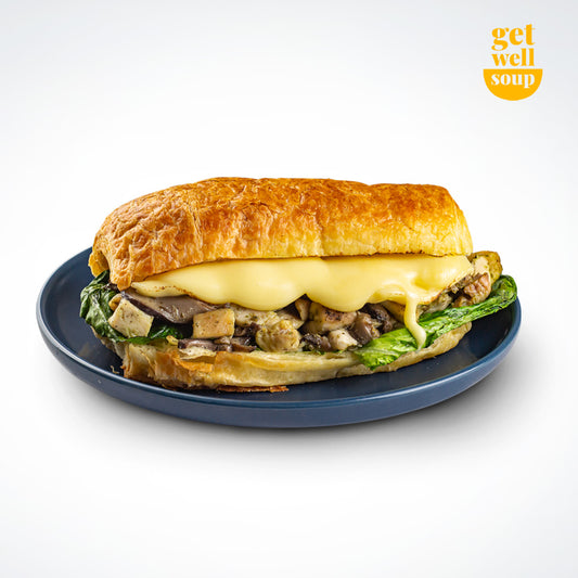 chicken shiitake pesto sandwich | chicken sandwich | pesto sandwich | sandwich in manila | sandwich ph | get well soup